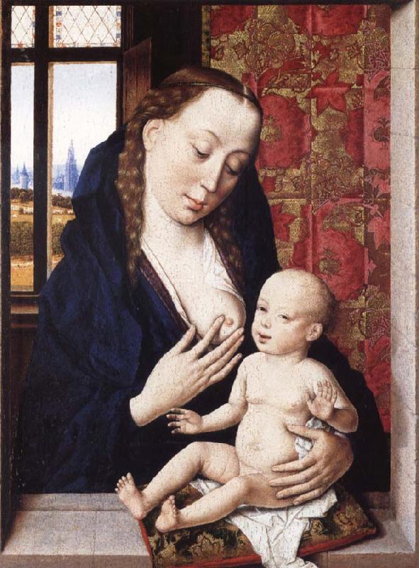 Dieric Bouts The virgin Nursing the Child Germany oil painting art